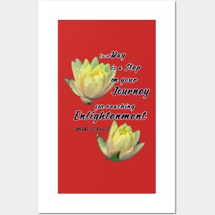 Yellow Lotus Flowers Posters and Art